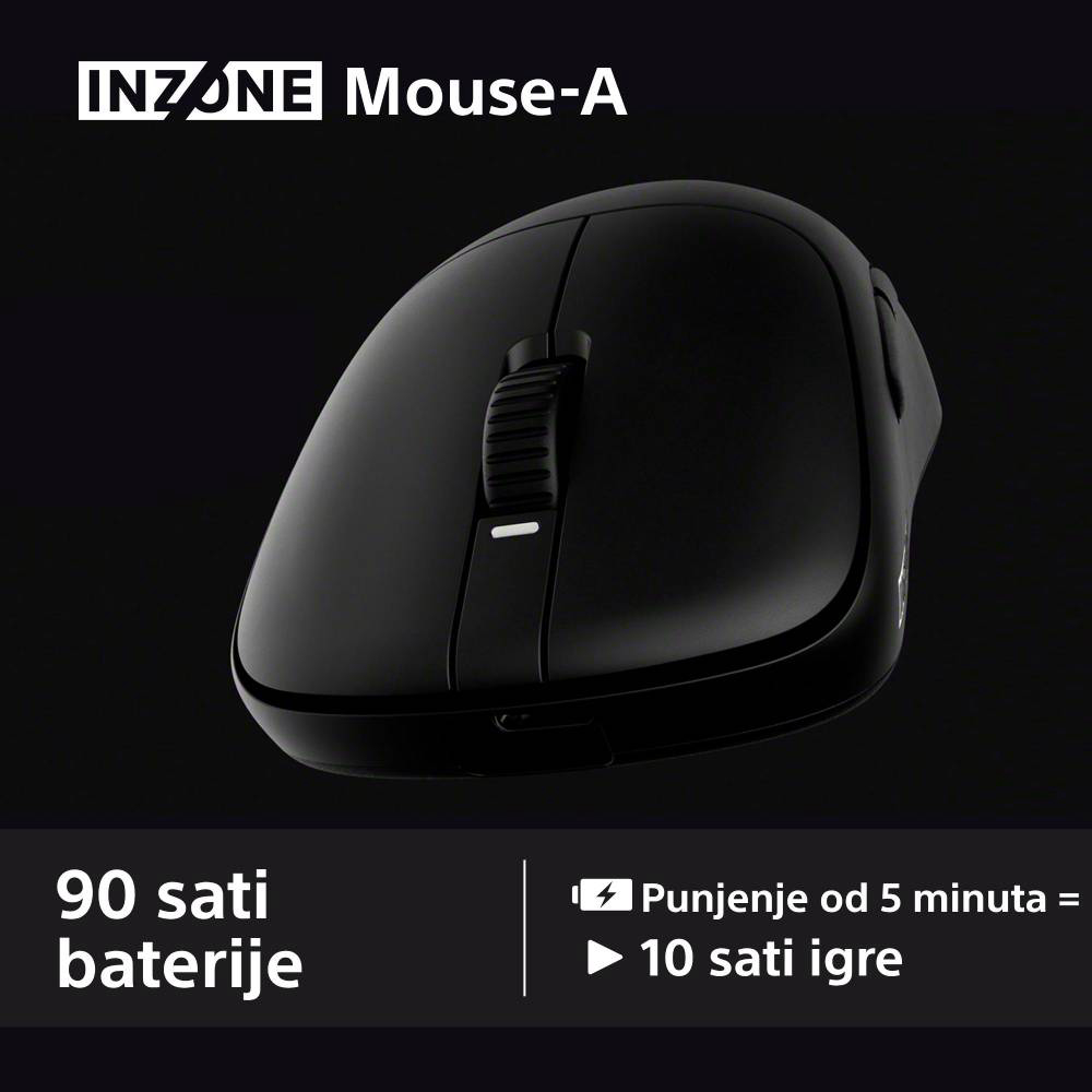 Miš SONY INZONE Mouse-A crni